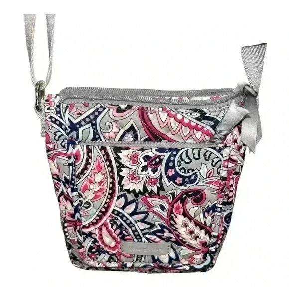 Vera Bradley Handbags - Vera Bradley Iconic Turnabout, Shoulder Bag, Microfibre Women's floral colorful